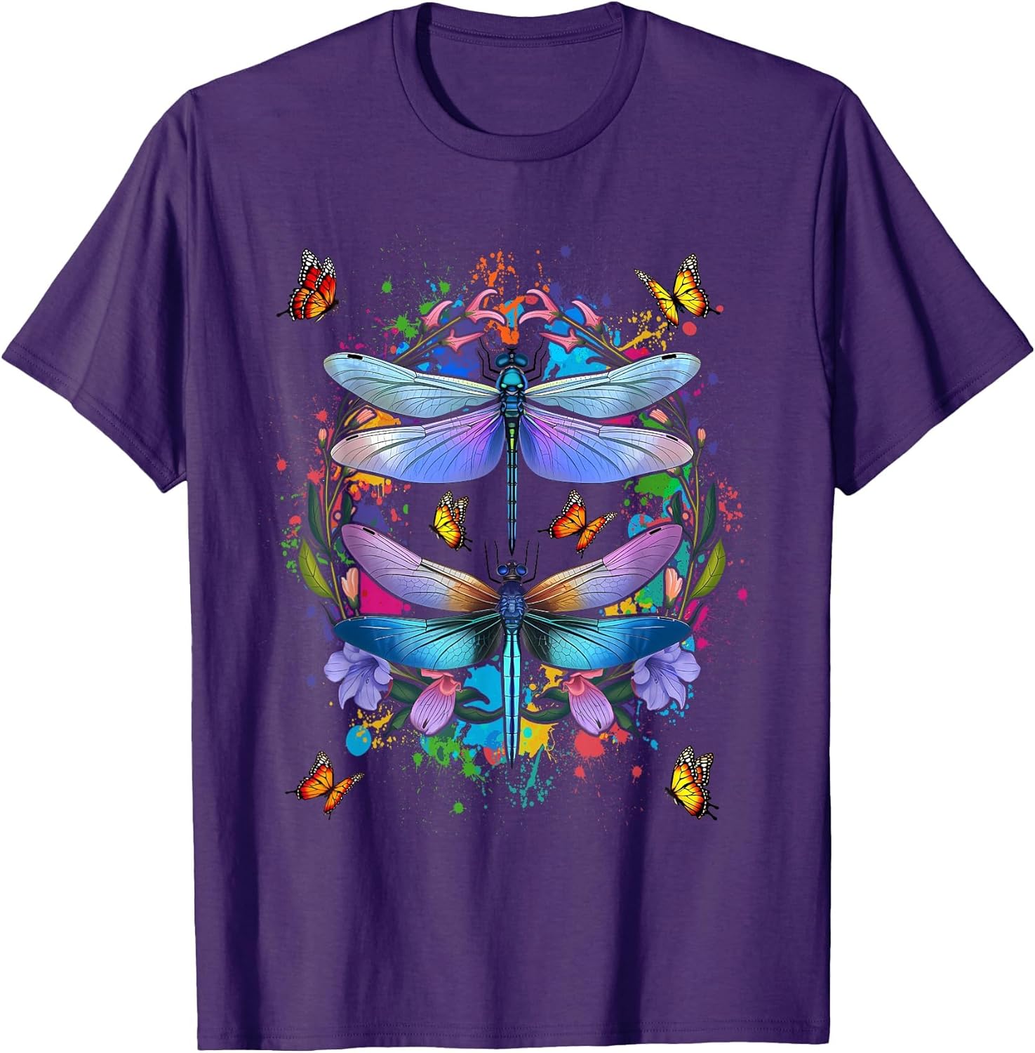 Dragonfly Chakra Color Flower Dragonflies