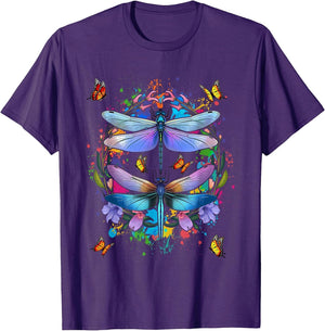 Dragonfly Chakra Color Flower Dragonflies