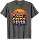 Peace Love Disco Fever Retro 70s Design