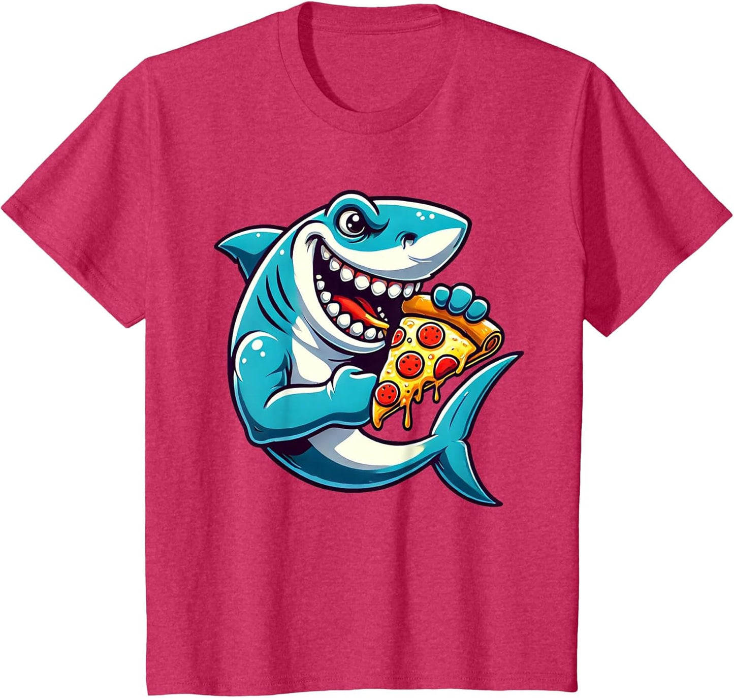 Shark Eating Pizza Kids Fast Food Pizza