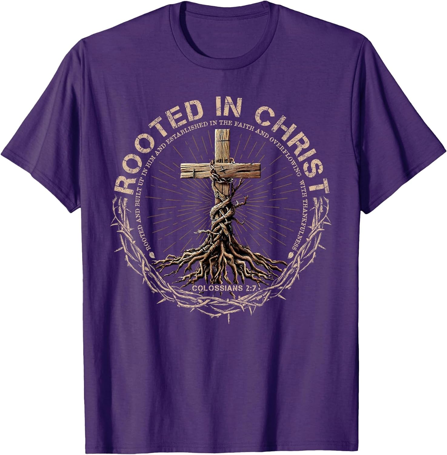Rooted in Christ Shirt, Jesus Shirts, Christian Cross