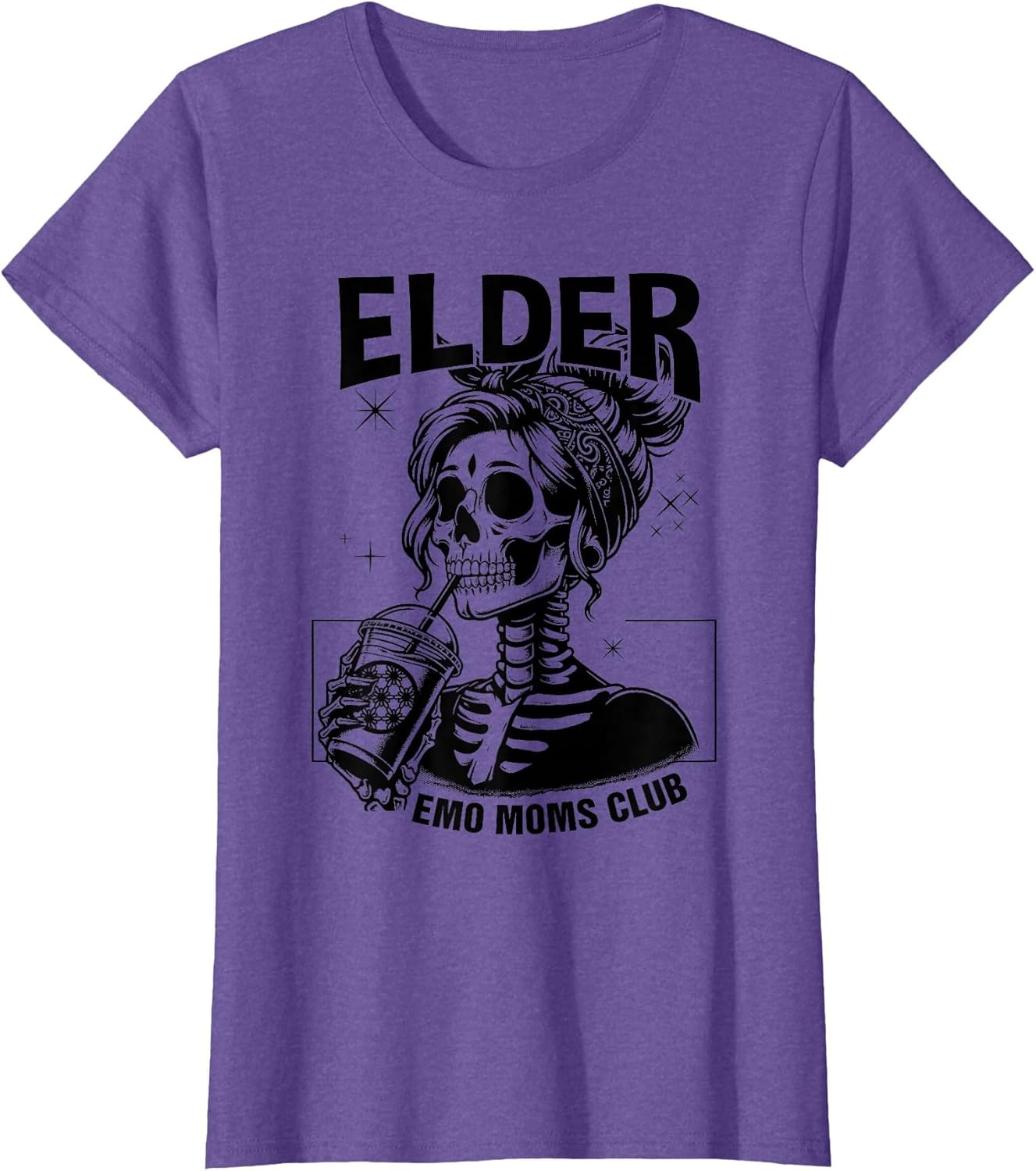 Elder Emo Moms Club Mothers Day Funny Skeleton