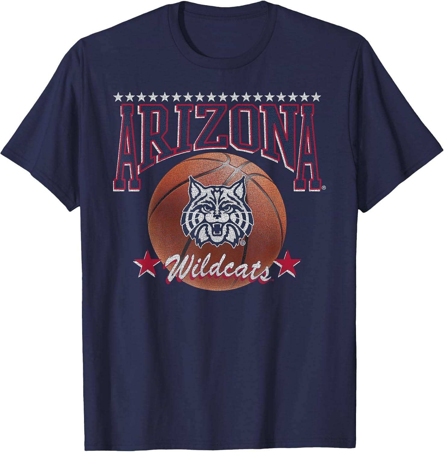 Arizona Wildcats Basketball Vintage Stars