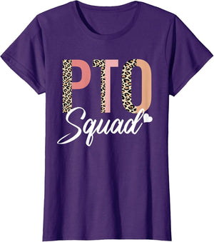 PTO Squad Heart Symbol for School Volunteer Teacher Parent