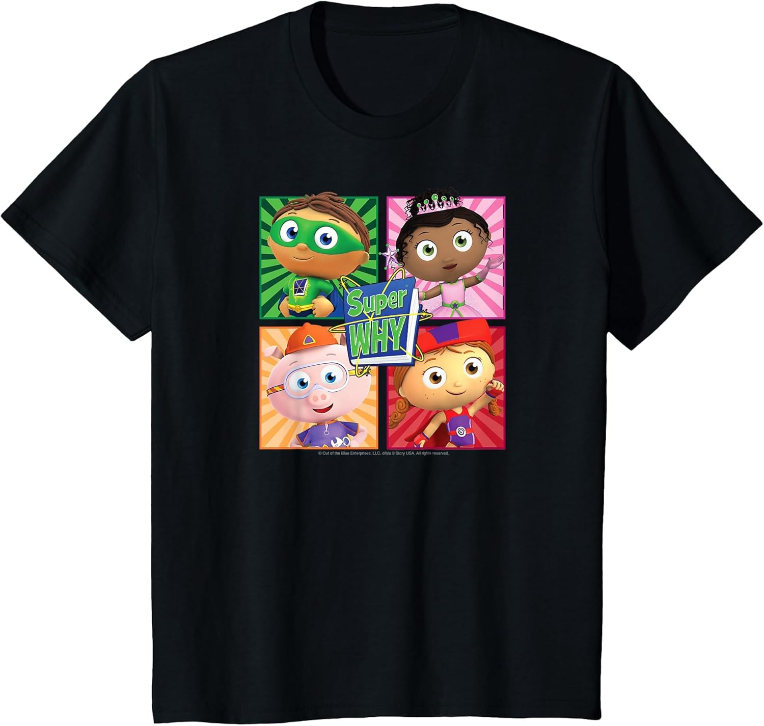 Kids Super Why - Character Grid