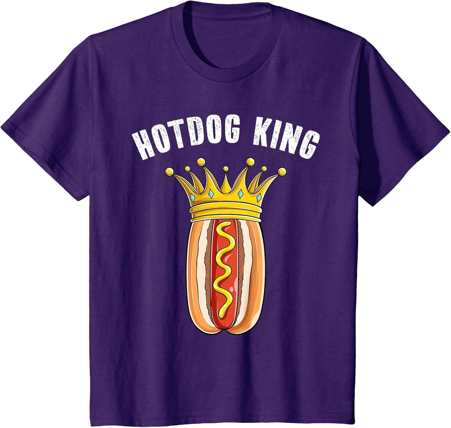 Hotdog King Cool Sausage Hot Dog Food Lover Men Boys