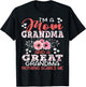 I'm A Mom Grandma A Great Grandma Nothing Scares Me Floral