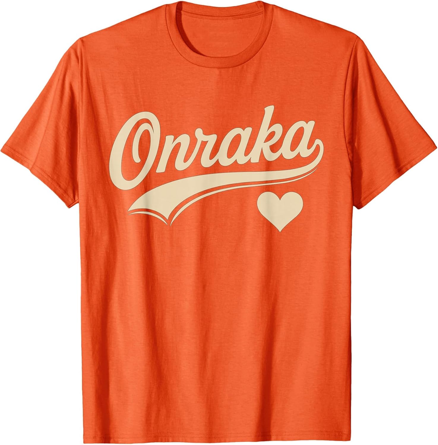 Onraka Vintage Script Heart Design