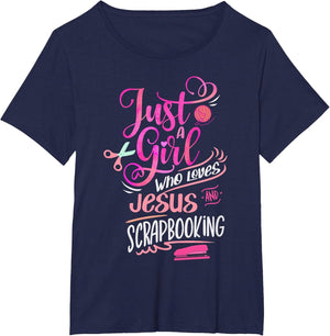 Scrapbook Just a Girl who Loves Jesus Scrapbooking