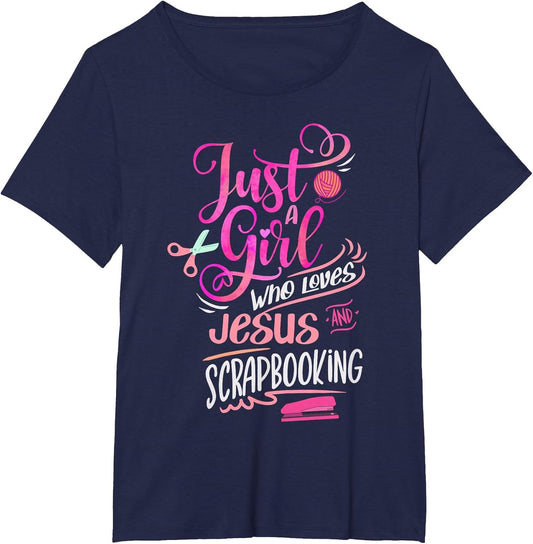 Scrapbook Just a Girl who Loves Jesus Scrapbooking