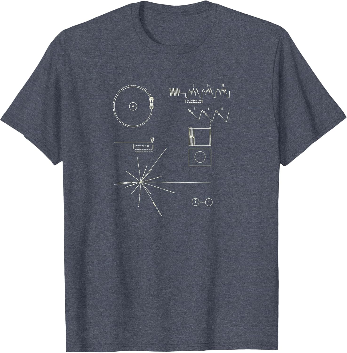 Voyager Golden Record NASA T Shirt