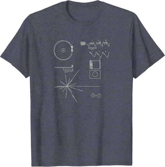Voyager Golden Record NASA T Shirt