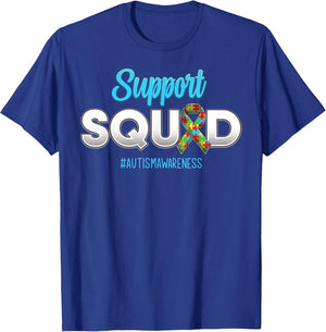 Support Squad Autism Awareness Proud Supporter Men Women Kid