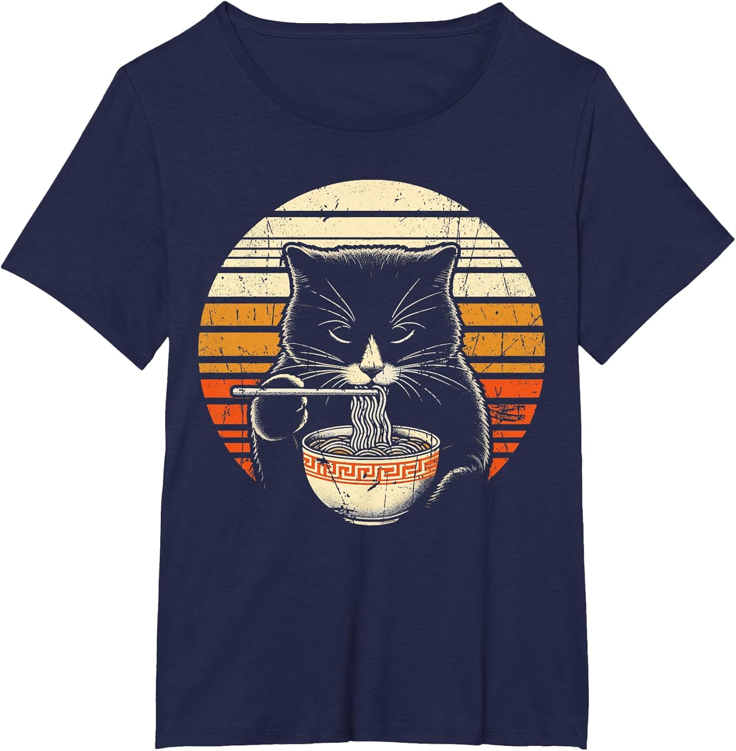 Anime Ramen Cat Retro Japanese Noodles Kawaii Cats