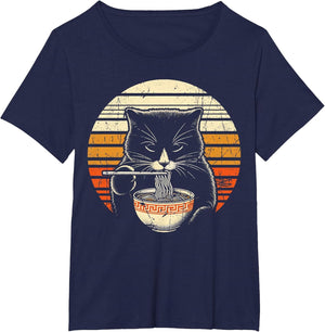 Anime Ramen Cat Retro Japanese Noodles Kawaii Cats