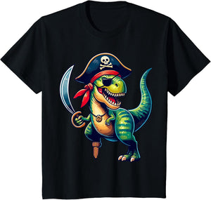 Pirate Dinosaur T Rex Funny Tyrannosaurus Halloween Pirate