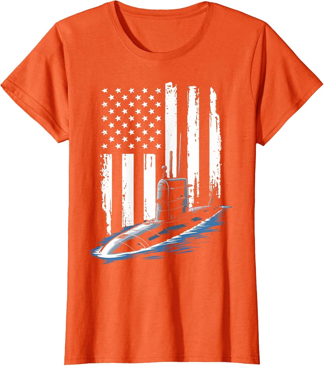 Submarine USA Flag Veteran 4th of July