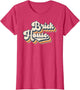 Retro 70's Vintage Style Brick House