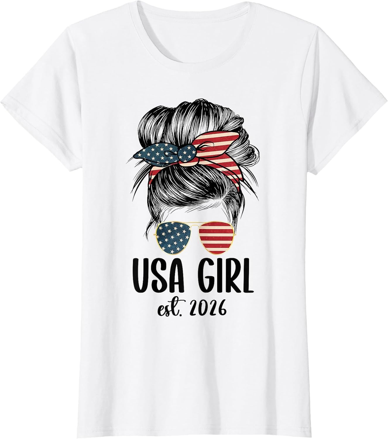New American Woman Proud USA Girl 2026 Citizenship