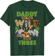 3rd Birthday Zoo Safari Jungle Daddy of The Wild and Three