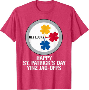 Happy St Patricks Day Yinz Jag-Offs Pittsburgh Slang Funny