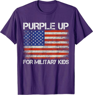 Purple up for Military Kids - Month of The Military Child