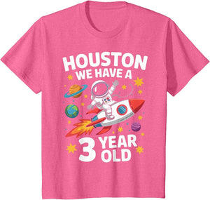 Kids 3Rd Birthday Houston We Have A 3 Year Old Astronaut