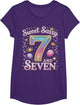 7 Years Sweet Sassy and Seven Girl Outfit 7th Birthday