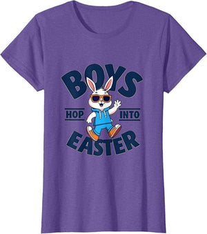 Boys Hop Into Easter Bunny Celebration Design