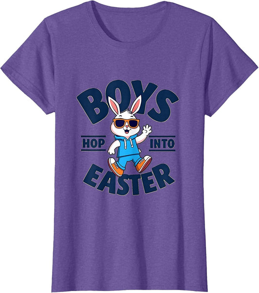Boys Hop Into Easter Bunny Celebration Design