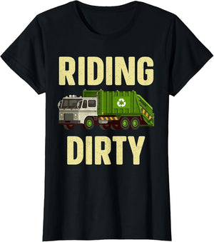 Funny Garbage Truck Art for Toddler Boys Trash Garbage Truck
