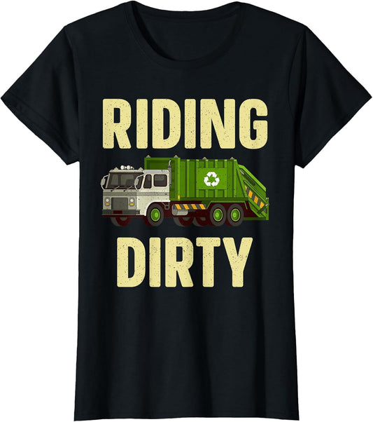 Funny Garbage Truck Art for Toddler Boys Trash Garbage Truck