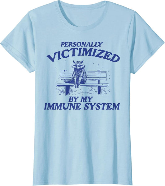 Funny Raccoon Personally Victimized by My Immune System
