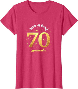 70th Birthday Gift: Spectacular Years Celebration