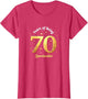 70th Birthday Gift: Spectacular Years Celebration