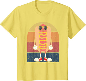 Cool Hot Dog Fast Food Sunglasses Weiner Foodie Retro Hotdog