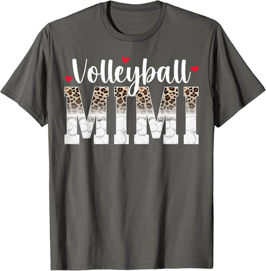 Volleyball Mimi Leopard Grandma Mimi of A Volleyball Player