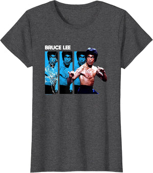 Bruce Lee Broken Mirror Claw Marks Vintage