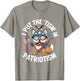 I Put The Tism in Patriotism USA Patriotic Athletic Eagle