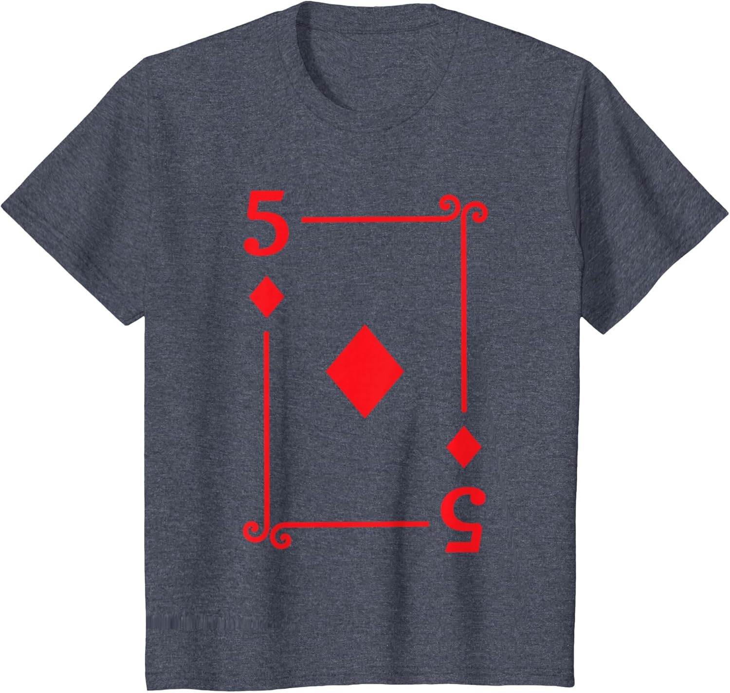 Playing Cards Costume - 5 Diamonds Card - Five Card