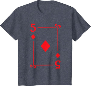 Playing Cards Costume - 5 Diamonds Card - Five Card
