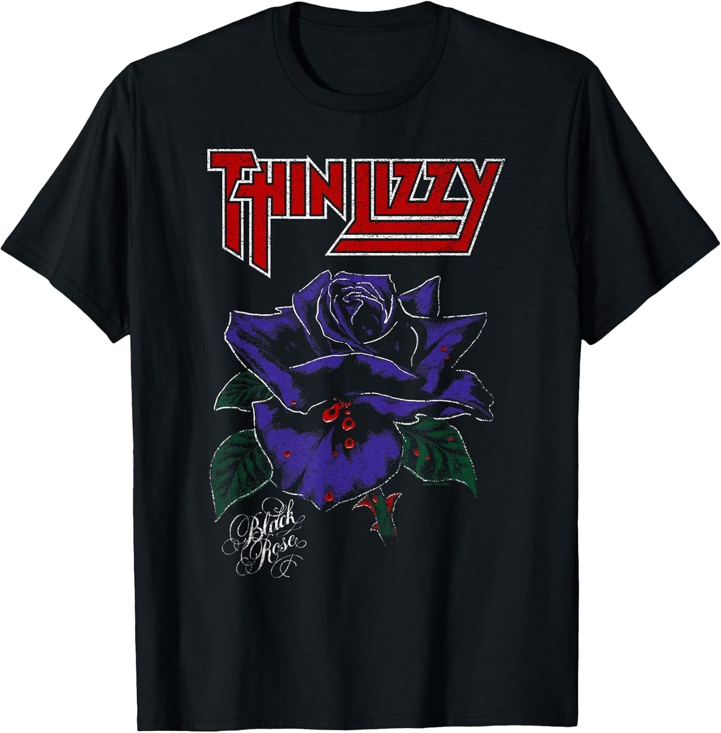 Thin Lizzy Black Rose Color