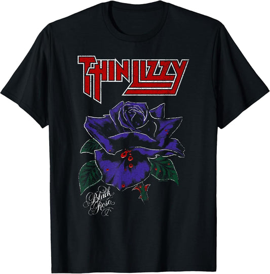 Thin Lizzy Black Rose Color