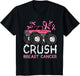 Kids Crush Breast Cancer Awareness Monster Truck Toddler Boy Kids