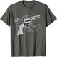 Vintage Patent Print 1839 Revolver Western Gun