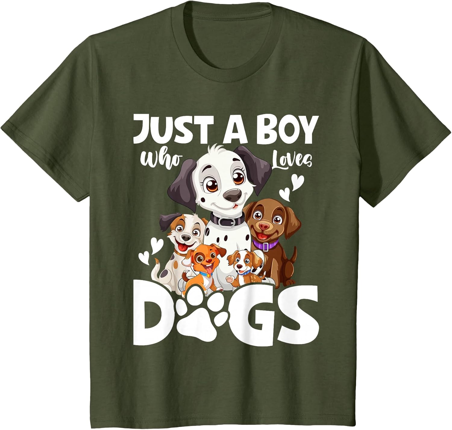 Just A Boy Who Loves Dogs Boys Toddler Puppy Dog Lover