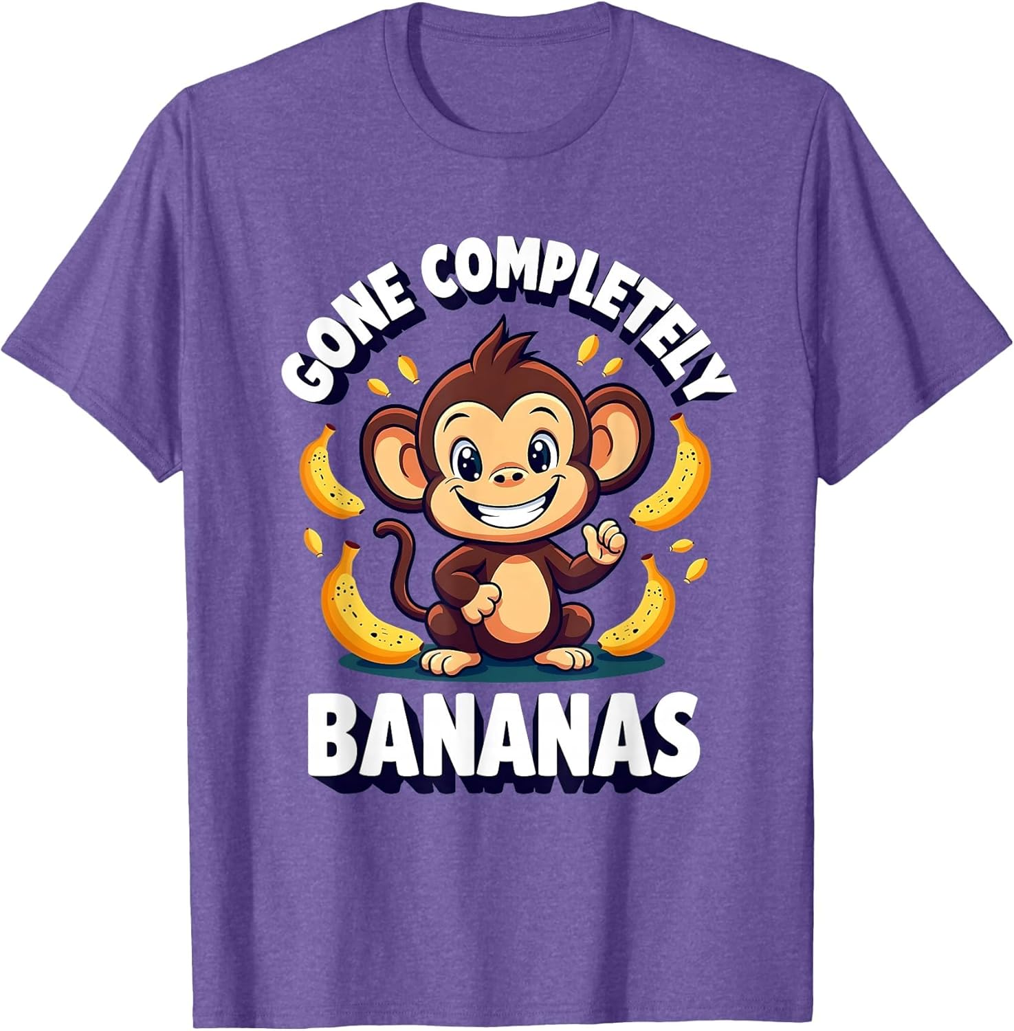 Gone Completely Bananas Funny Monkey Design