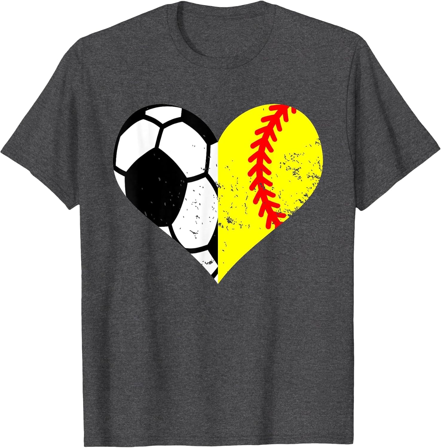Soccer Softball Heart Funny Soccer Softball Mom