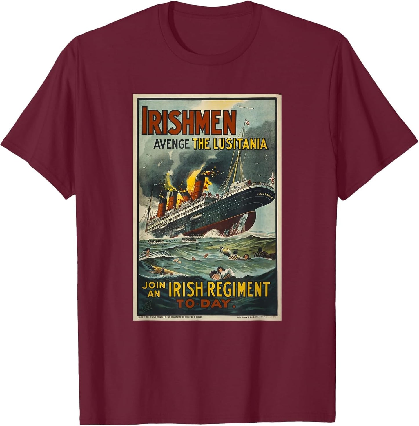 Irishmen Avenge The Lusitania Propaganda Recruit