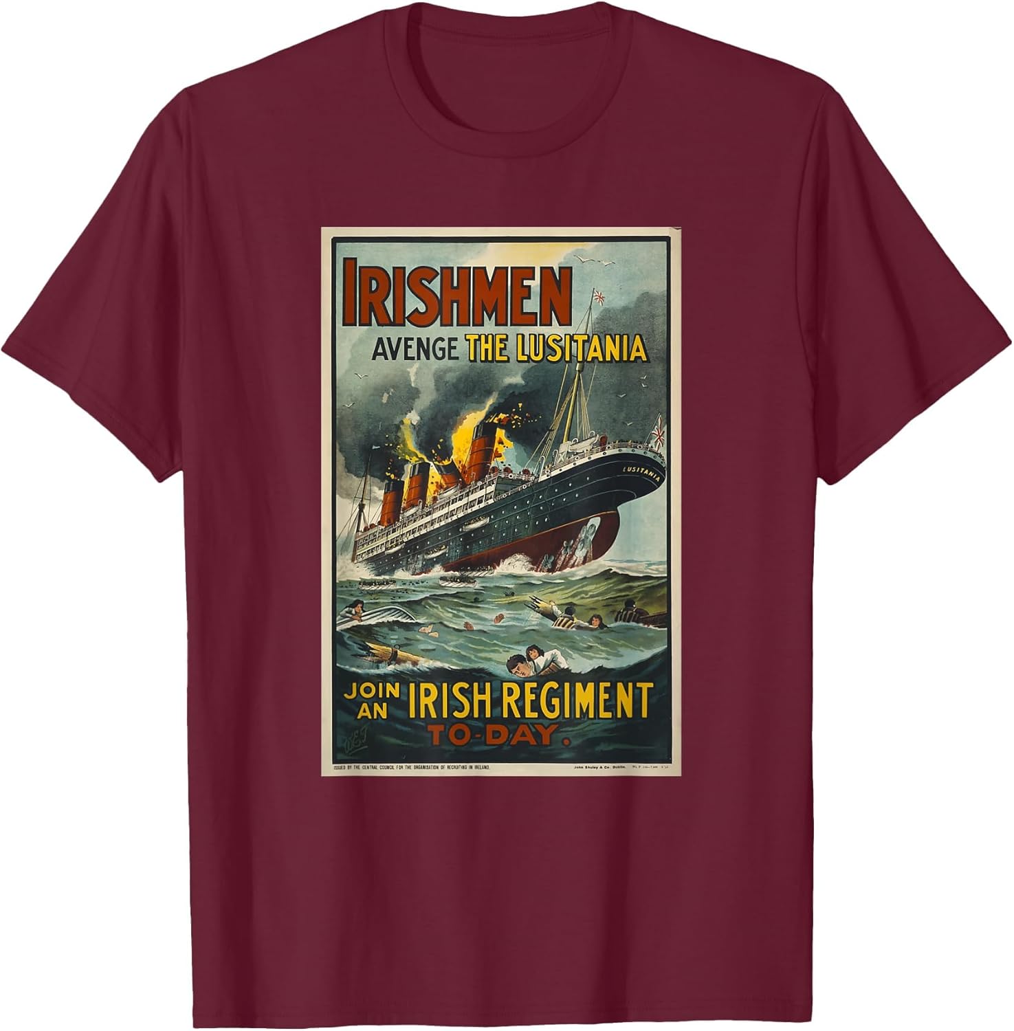 Irishmen Avenge The Lusitania Propaganda Recruit